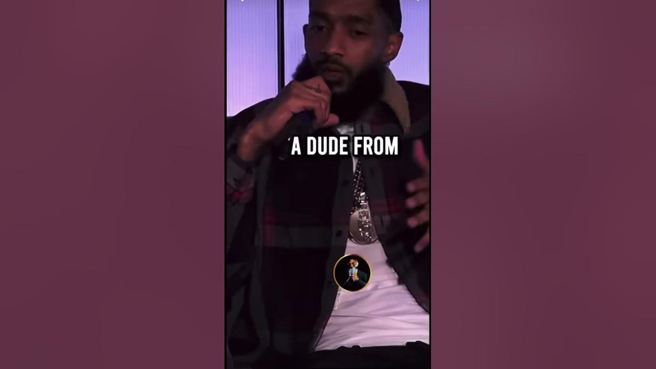 Gangbanging broken down by Nipsey #shorts Gangbanging broken down by Nipsey #shorts