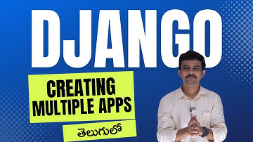 Creating Multiple Applications in Django Project explained in telugu by telugu web guru