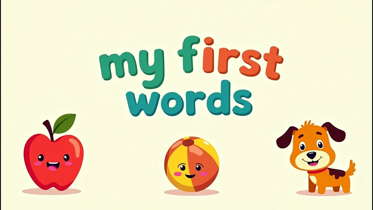 My First Abc Video Toddler ABC Learning | My First Words Alphabet Video - YouTube