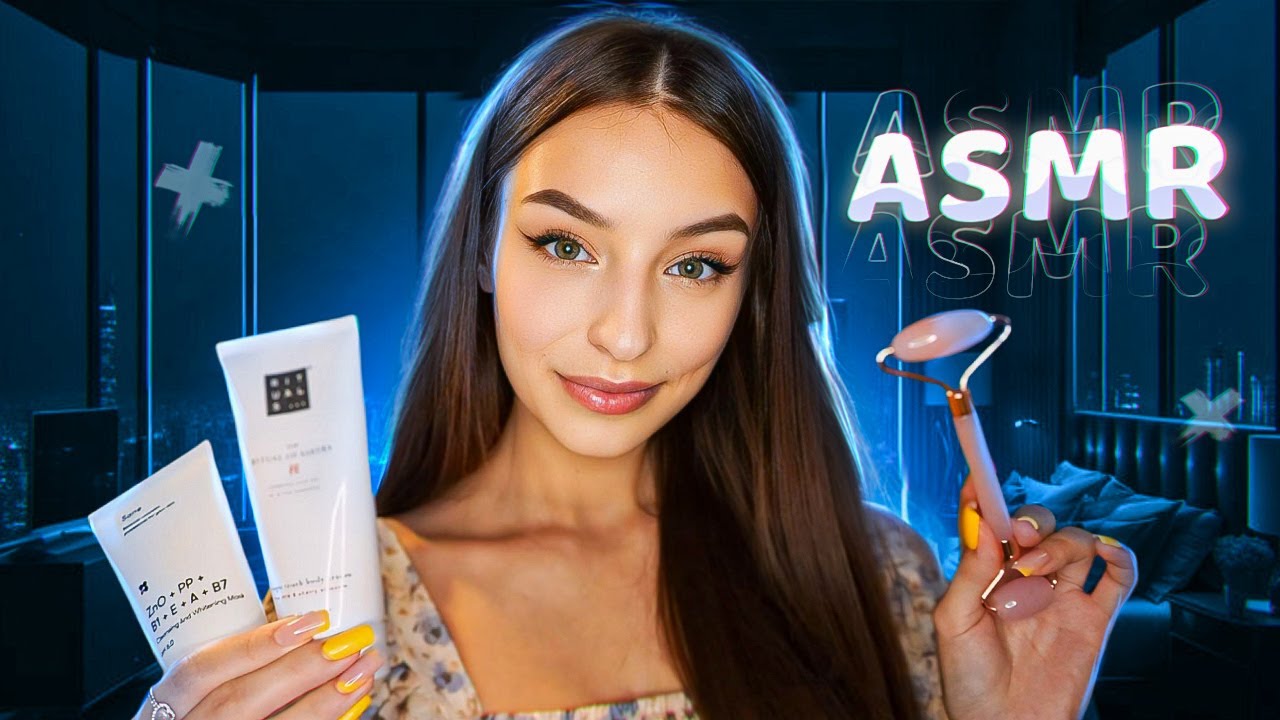 ДОГЛЯДАЮ ЗА ТВОЇМ ОБЛИЧЧЯМ , доки ти НЕ ЗАСНЕШ 🤤😴 Асмр спа для тебе