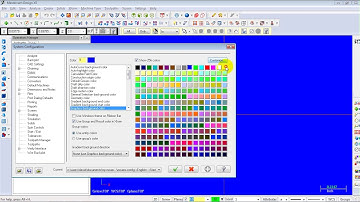 Đổi màu nền ( background color ) mastercam
