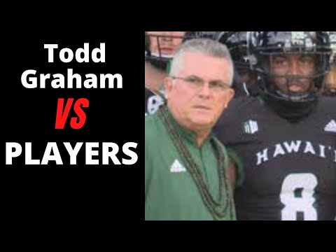 Todd Graham Hawaii -  He screwed programs and players for years .  Then the players LEFT HIM