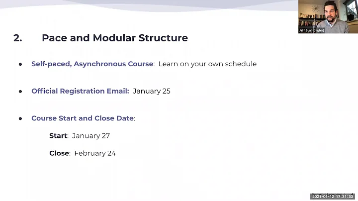 Self Direction Course Introduction