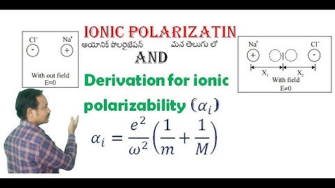 Ionic polarization in dielectrics | Dr.Raheem Ahmed | B.E/B.Tech Physics | Ionic polarizability