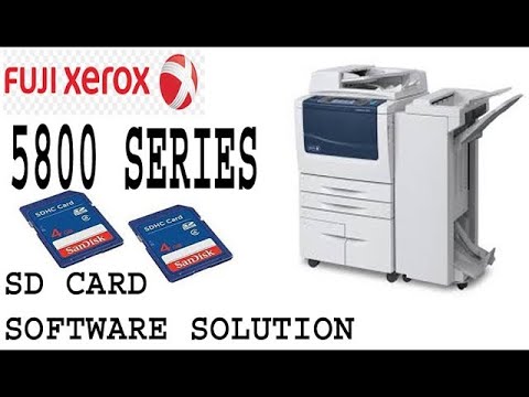 Xerox WC 5855 SD Card Solution