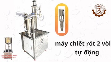 Máy chiết rót 2 vòi tự động hút nguyên liệu _ call 0982.777.642 Ms Nhung