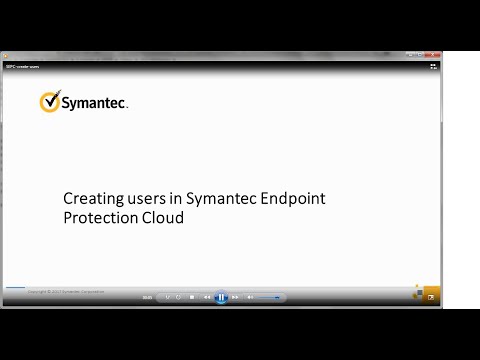 Creating users in Symantec Endpoint Protection Cloud