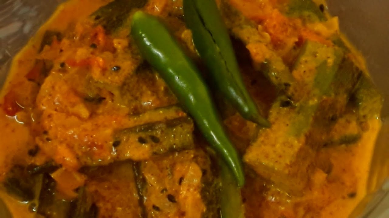 sorshe bhindi/okra. Bengali Sorshe dharosh recipe YouTube