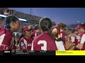 Oklahoma softball three-peats | Final out from 2023 WCWS