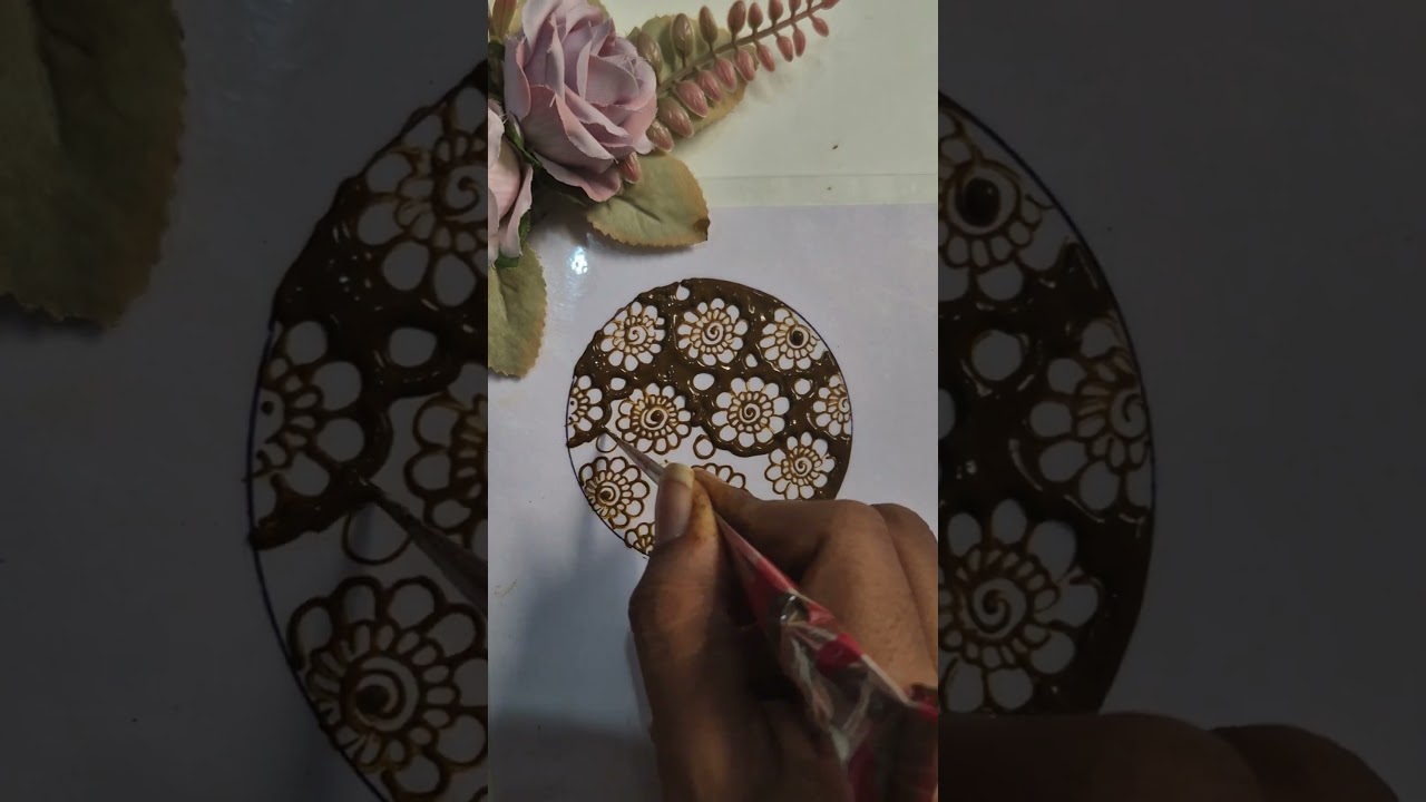 Flower Negative Space design | Flower carving design