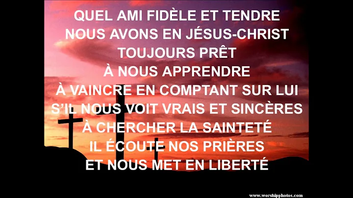 QUEL AMI FIDLE ET TENDRE -