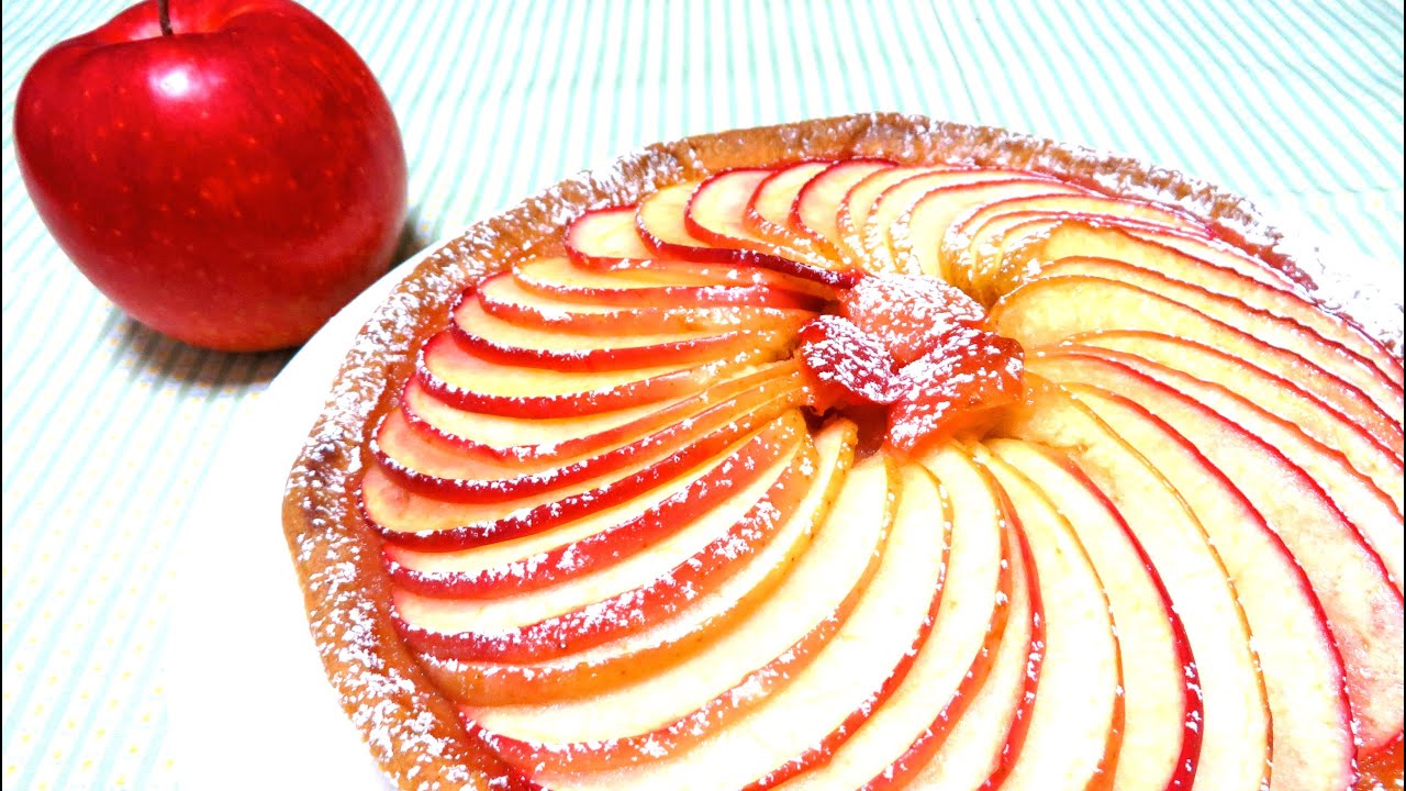 りんごタルト 人気の本格レシピ Apple Tart Recipe パンダワンタン Youtube