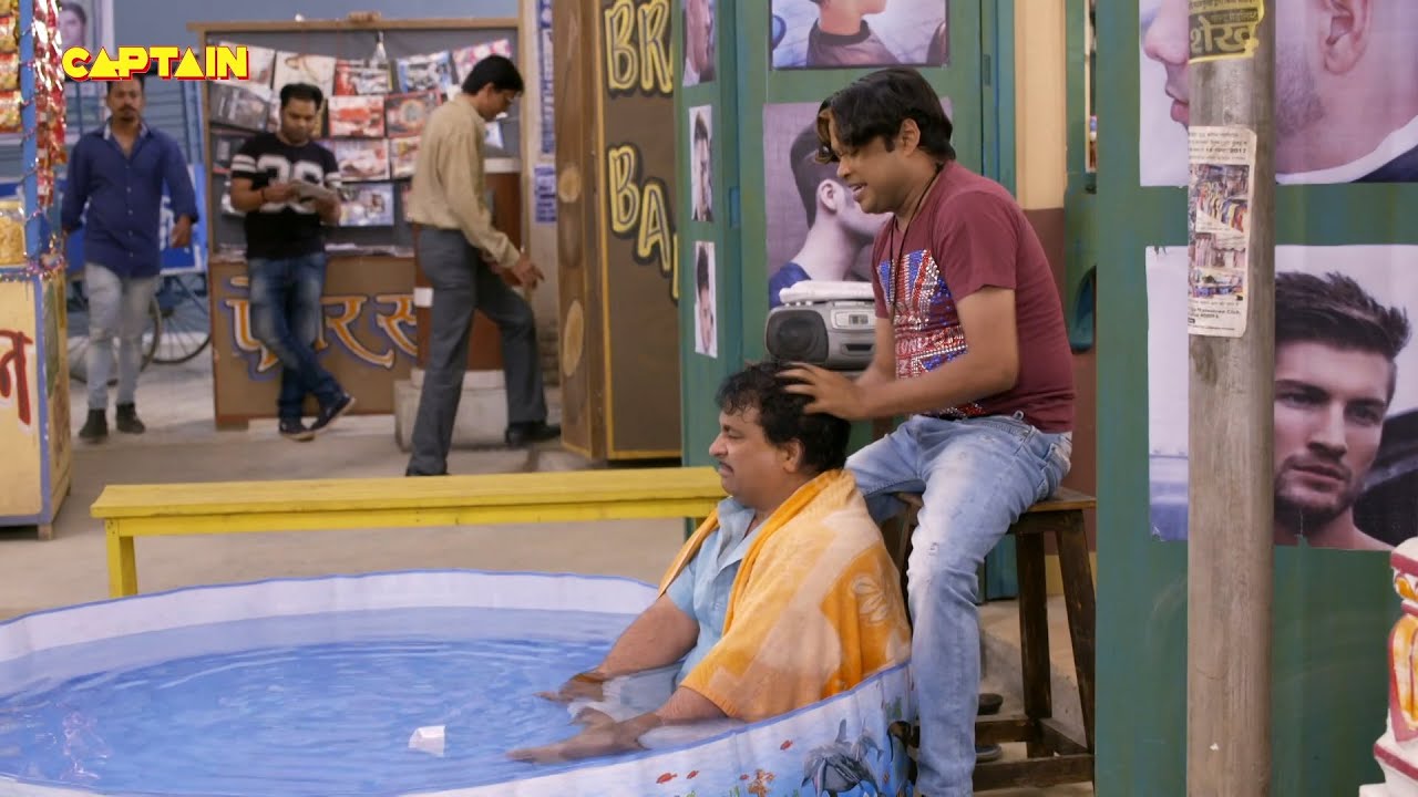 स्विमिंग पूल में बिठाकर करेंगे छोटे लोगो की तेल मालिश || Jijaji Chhat Per Hai || E.P. 94