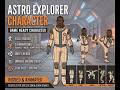 ASTRO EXPLORER — Game Ready Stylized 3D Sci-Fi Character