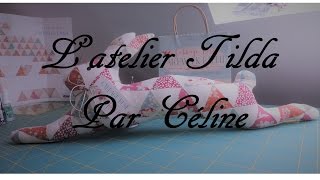 Patchwork rabbit from TILDA- how to cut and assemble the triangles -