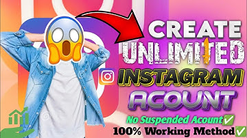 Unlimited Instagram Create 2025🤑 Suspended Problem Solved| 100% Working Method✅