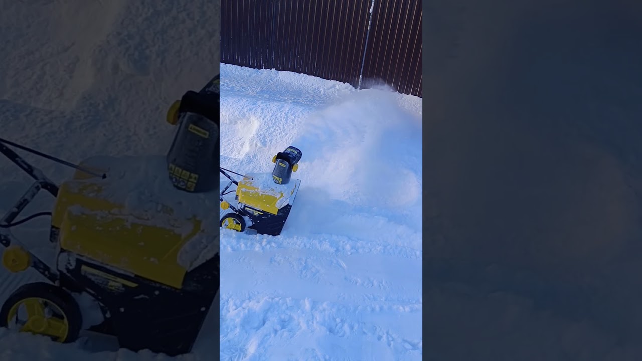 Электрический снегоуборщик