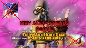 WHY APEX LEGENDS MOBILE IS BETTER THAN OTHER Battleroyale MOBILE GAMES LIKE BGMI & FREE FIRE
