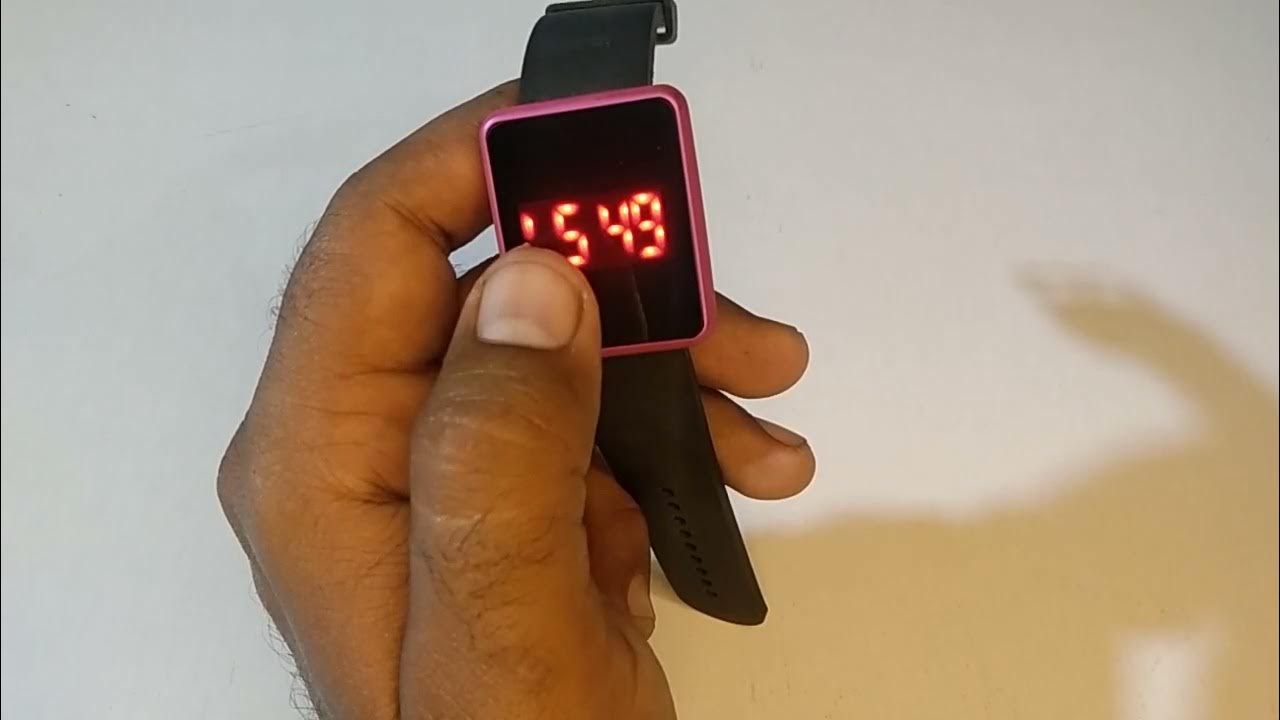How to Set Date and Time in Digital watch Led Watch Time Setting