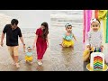 Sath Nibhana sathiya Rucha Hasabnis Shared Daughter`s First Beach walk on PreBirthday Celebration!