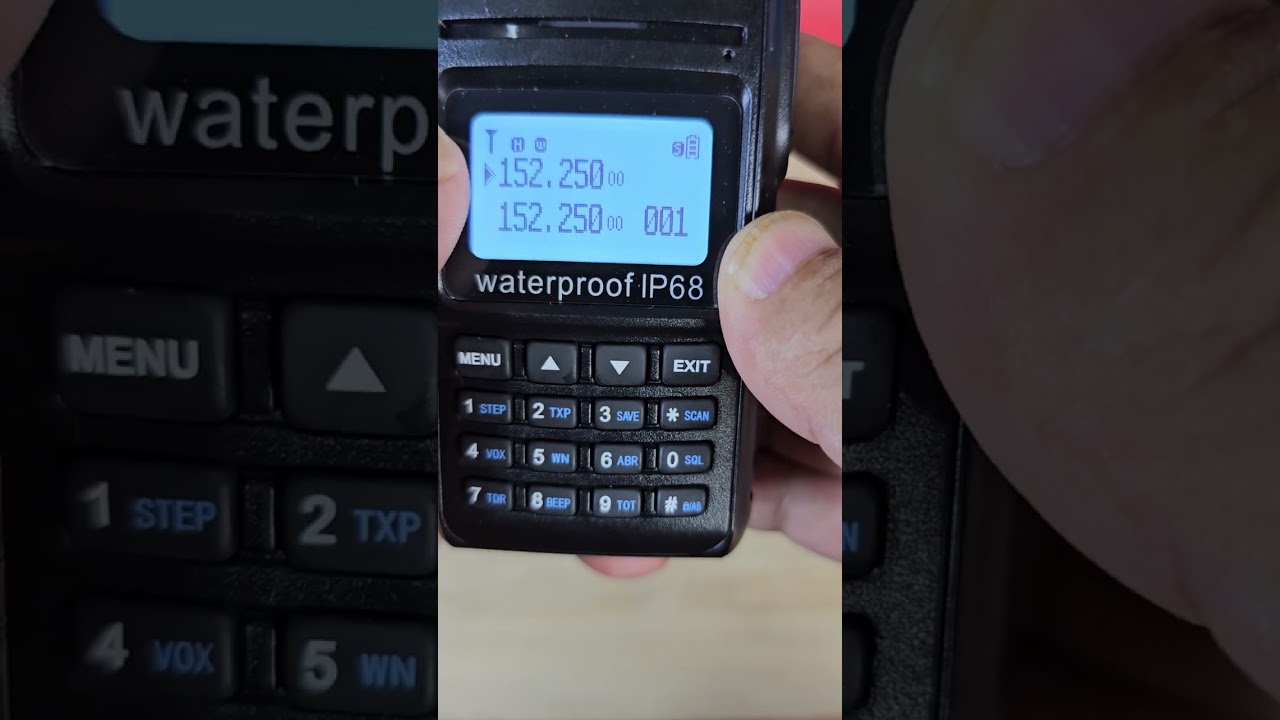 วิธีบันทึกช่อง Memory Motorola GP2200 ip68