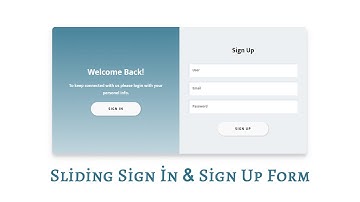 Slider Login & Registration Form Using Html & Scss & JavaScript | Sliding Sign In & Sign Up Form
