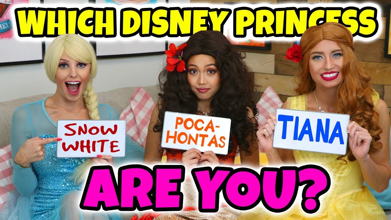 personality test protagonist WHICH DISNEY PRINCESS ARE YOU (WITH FROZEN ELSA, MOANA AND BELLE DRESS UP CHARACTERS)