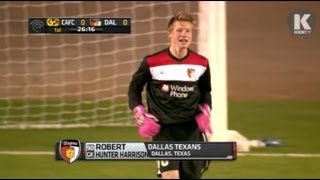 Amazing Soccer Goalkeeper Game Saves & Highlights - Hunter Harrison Dallas Texans