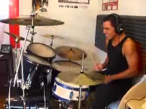 White Washed Drum Cover by ABR Richard Nuez