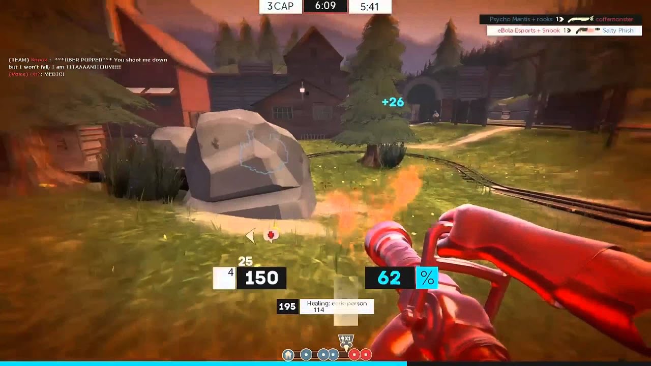 TF2 - Dream Killers.  UGC Highlander Gold. Season 15. Week 8. Swiftwater. Medic POV and Comms Part 2