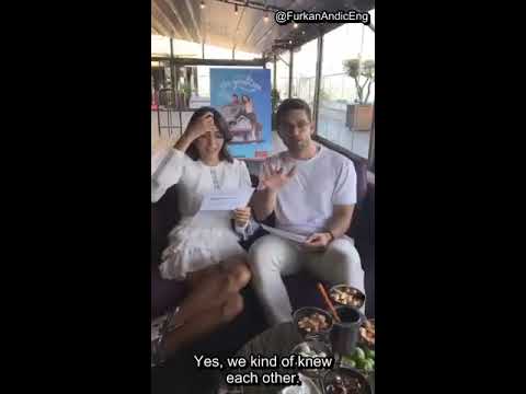 (English Sub) Furkan Andıç & Aybüke Pusat (Her Yerde Sen) Instagram Live (14.06.2019)