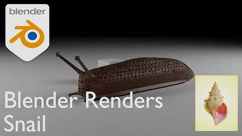 Blender Render #20 - Snail (August 2020)