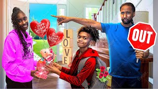 DAD PUTS CAIDEN OUT THE HOUSE ON VALENTINE DAY FOR BUYING MALAYSIA A VALENTINE GIFT😡
