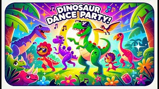 🦖 Dinosaur Dance Party |  🎶 Fun Kids' Song with Actions & Dance Moves! 🕺🎵