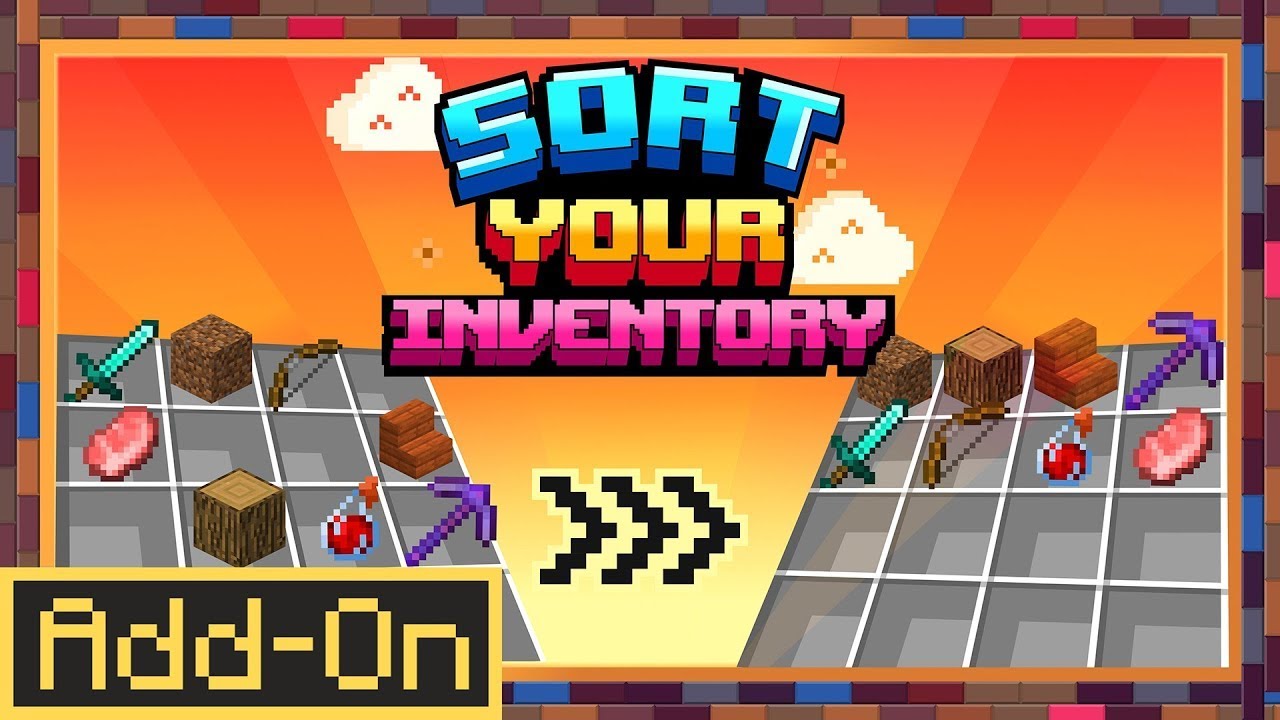 Sort Your Inventory Дополнение | Майнкрафт Рынок | Демонстрация
