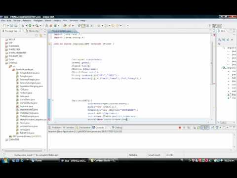 Java Imprimir JTables con AWT (by mel).avi