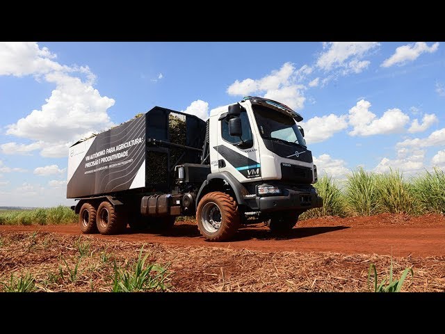 Volvo Trucks – Improving productivity with self-steering sugar-cane harvest truck