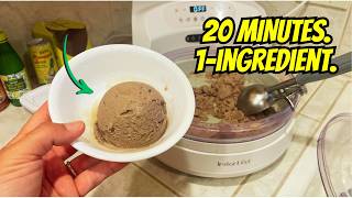 1-Ingredient Protein Ice Cream in 20-Minutes - No Pre-Freezing! (Instant Pot Ice Cream Maker)