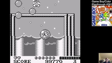 Bubble Bobble Part 2 (GB) Playthrough