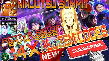 Ninjutsu Summit/Arrival Of Kage Active As of: 14X Redeem Code 🎁 Including New Code Redeem for July 🤩