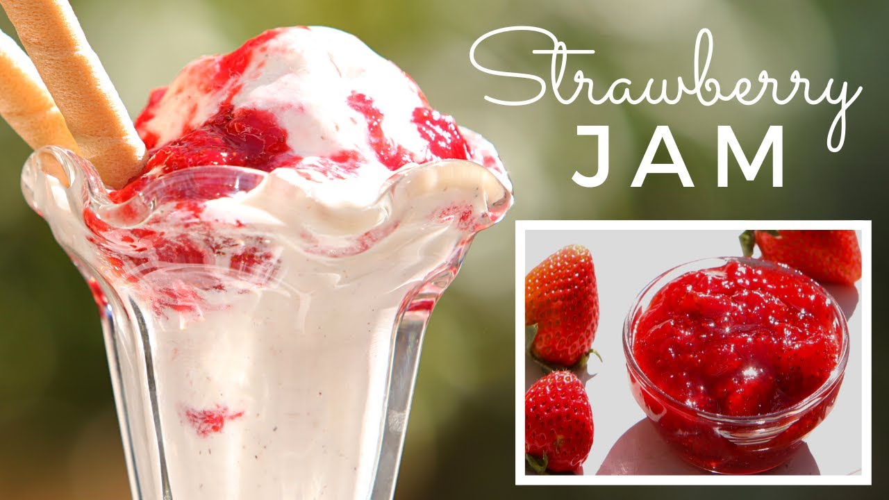 Strawberry 🍓 Jam Small Batch Recipe YouTube