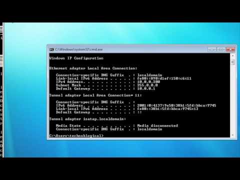 Windows command line networking: route - YouTube