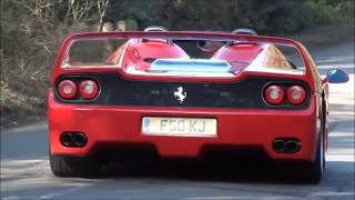 The ferrari f50 is a mid-engined range-topping sports car made by
ferrari. was introduced in 1995. two-door, two seat roadster with
re...