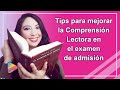 Tips para mejorar la Comprensión Lectora en el examen de admisión | Aprende con Tabella