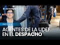 Agentes de la UDEF irrumpen en el despacho de Zapatero en Ferraz, dejan una mochila y se marchan