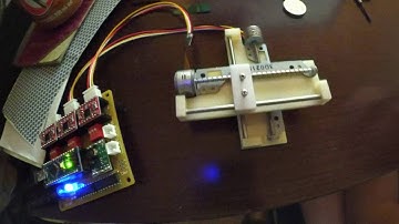 Banggood DC 4-6V Drive Stepper Motor Screw Slider on A4988 with Arduino GRBL