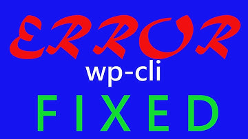 wp-cli error fixed for gitbash windows 10 | no error
