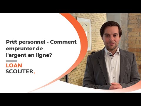 Vidéo: Comment Emprunter De L'argent En