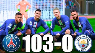 FIFA 23 | RONALDO, MESSI, MBAPPE, NEYMAR, ALLSTARS | PSG 1030 MAN CITY | UCL FINAL | PS5 4K 60FPS