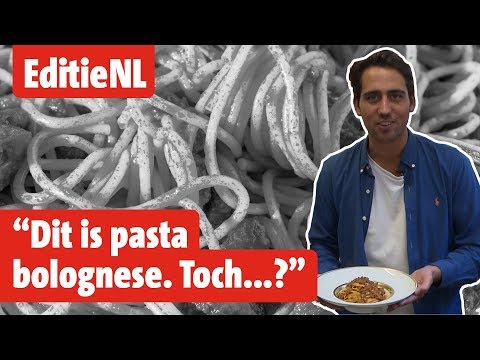 Video: Spaghetti Bolognese Is Geen Italiaans Gerecht, Zegt Burgemeester Van Bologna